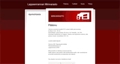 Desktop Screenshot of lappeenrannanminivarasto.fi
